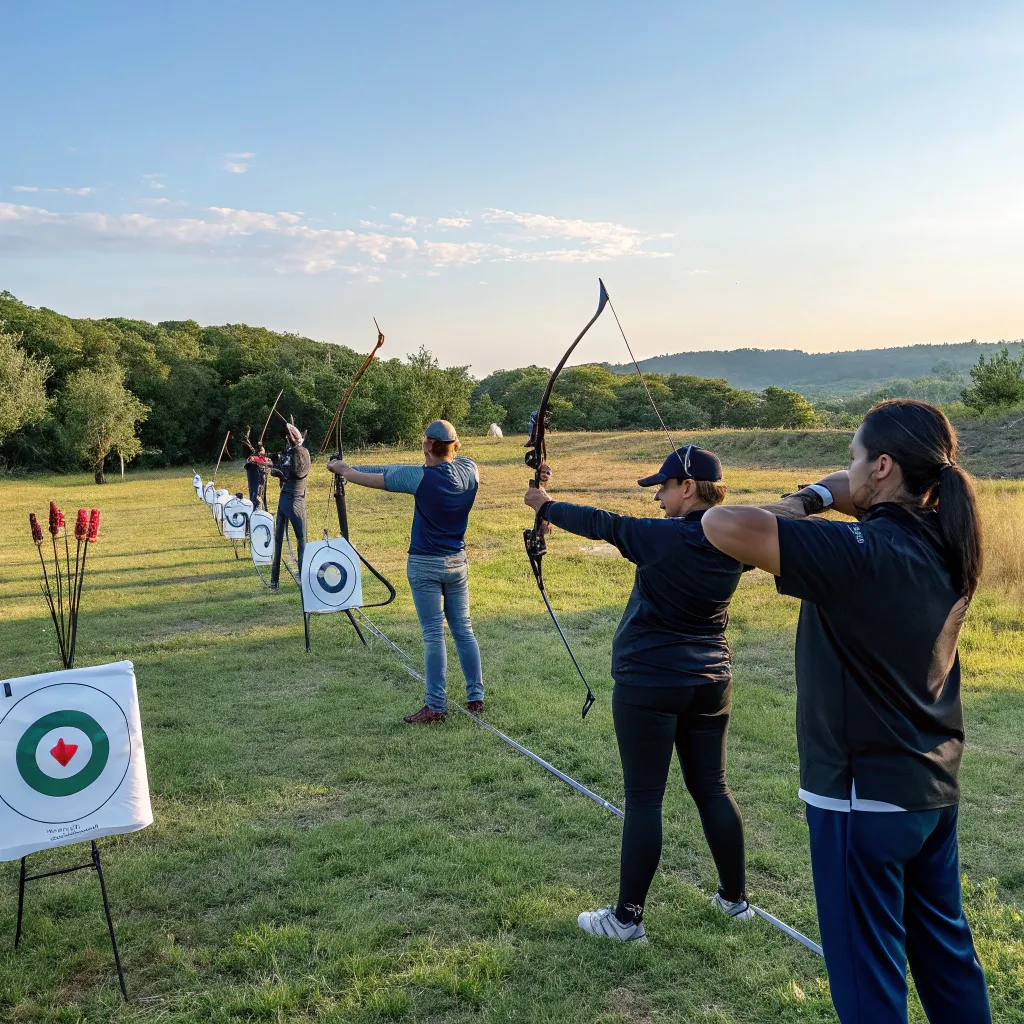 Archery training at KORVALENIX